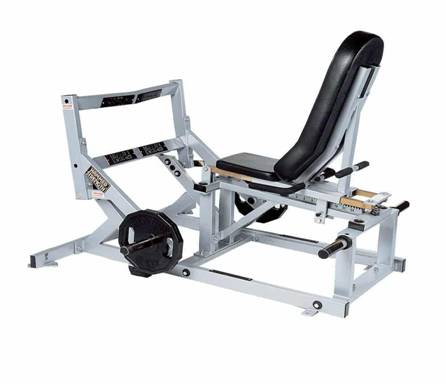 plate-loaded horizontal calf machine
